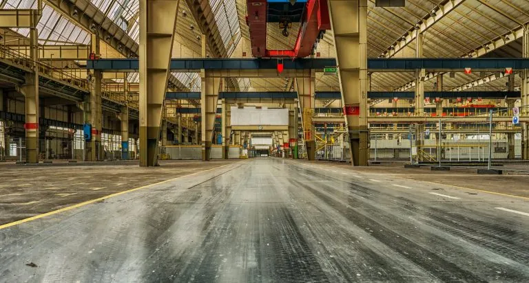 Industrial factory floor