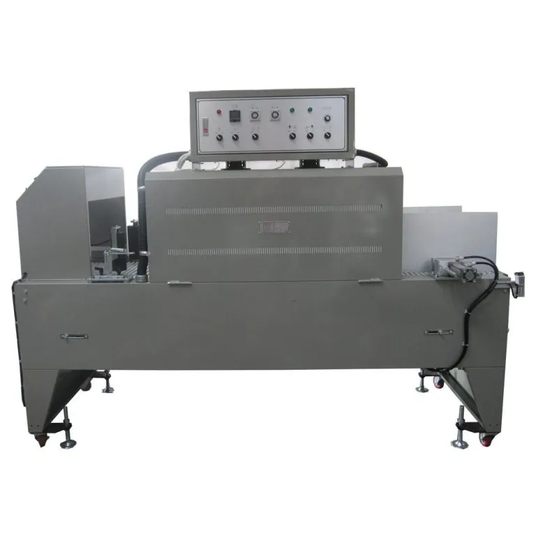 Shrink tunnel with rod conveyor