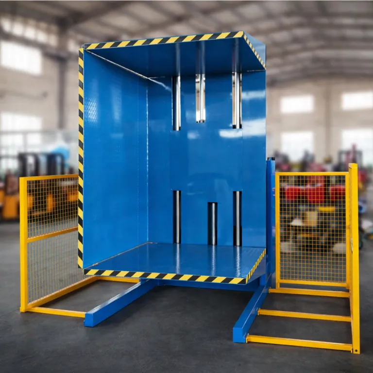 Pallet inverter machine