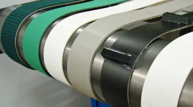 Conveyor belt material samples