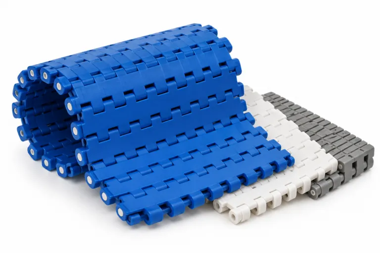 Plastic modular conveyor belt